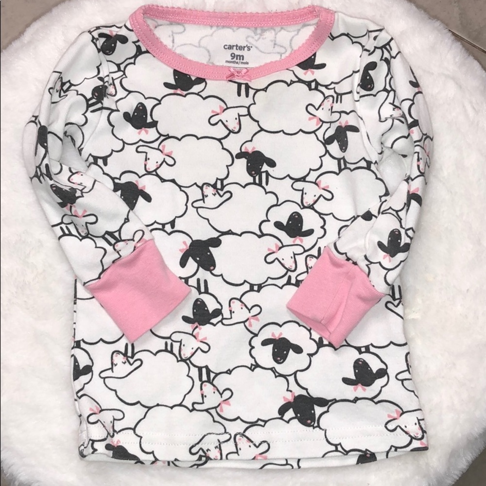 Baby girl pajama long sleeve top